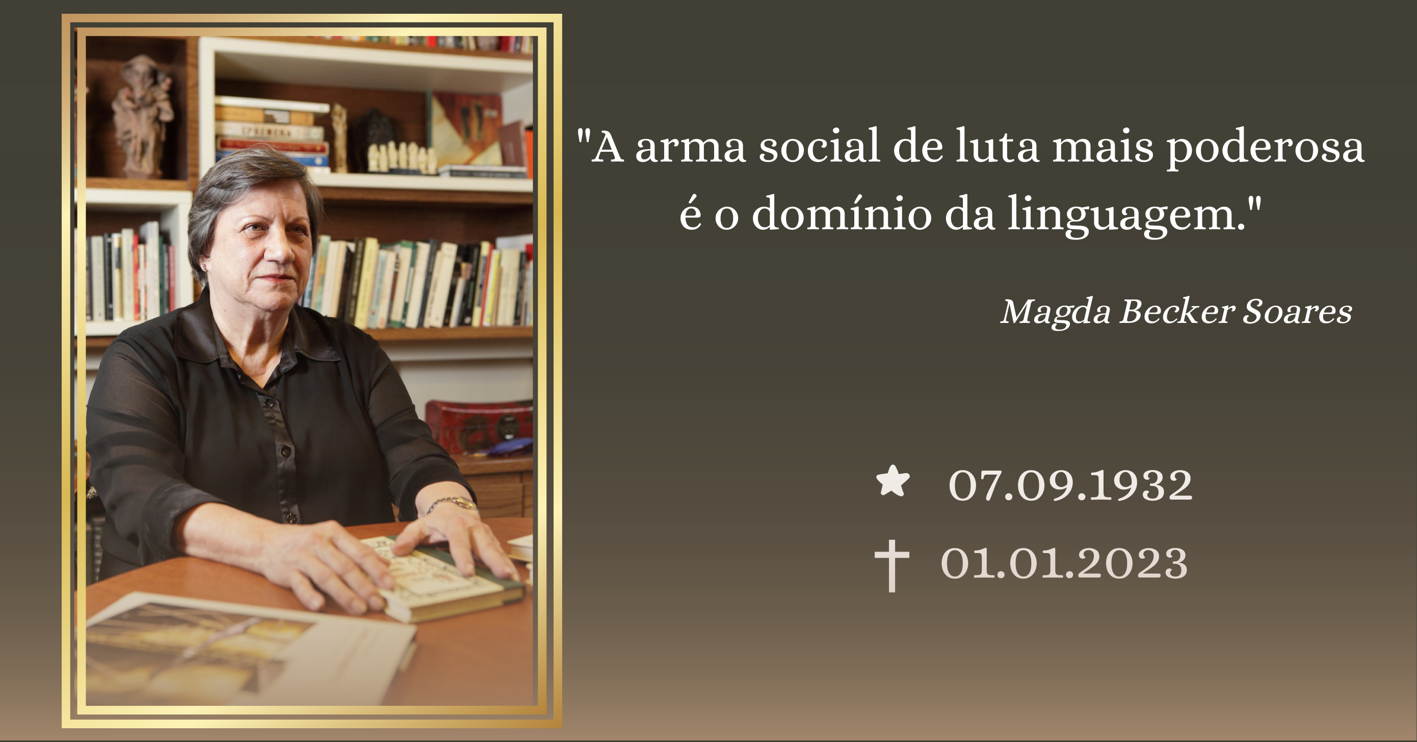 Magda Soares: uma homenagem à grande mestra